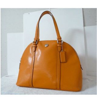 コーチ(COACH)の良品　COACH　コーチ　オレンジ　2WAY　斜め掛けショルダー　ハンド　バッグ(ハンドバッグ)