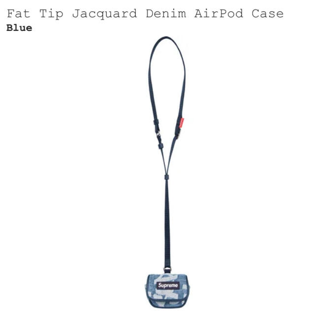 Fat Tip Jacquard Denim AirPod Case