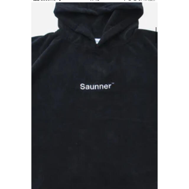 Saunner Hoodie Poncho Black ttne ポンチョ レディースのトップス(トレーナー/スウェット)の商品写真