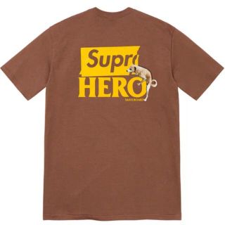 シュプリーム(Supreme)のsupreme ANTIHERO Dog Tee Brown L(Tシャツ/カットソー(半袖/袖なし))