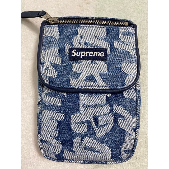 supreme Fat Tip Jacquard Denim NeckPouch - ショルダーバッグ