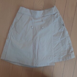 イッカ(ikka)のikka 　ラップスカート付きショートパンツ（160）(パンツ/スパッツ)