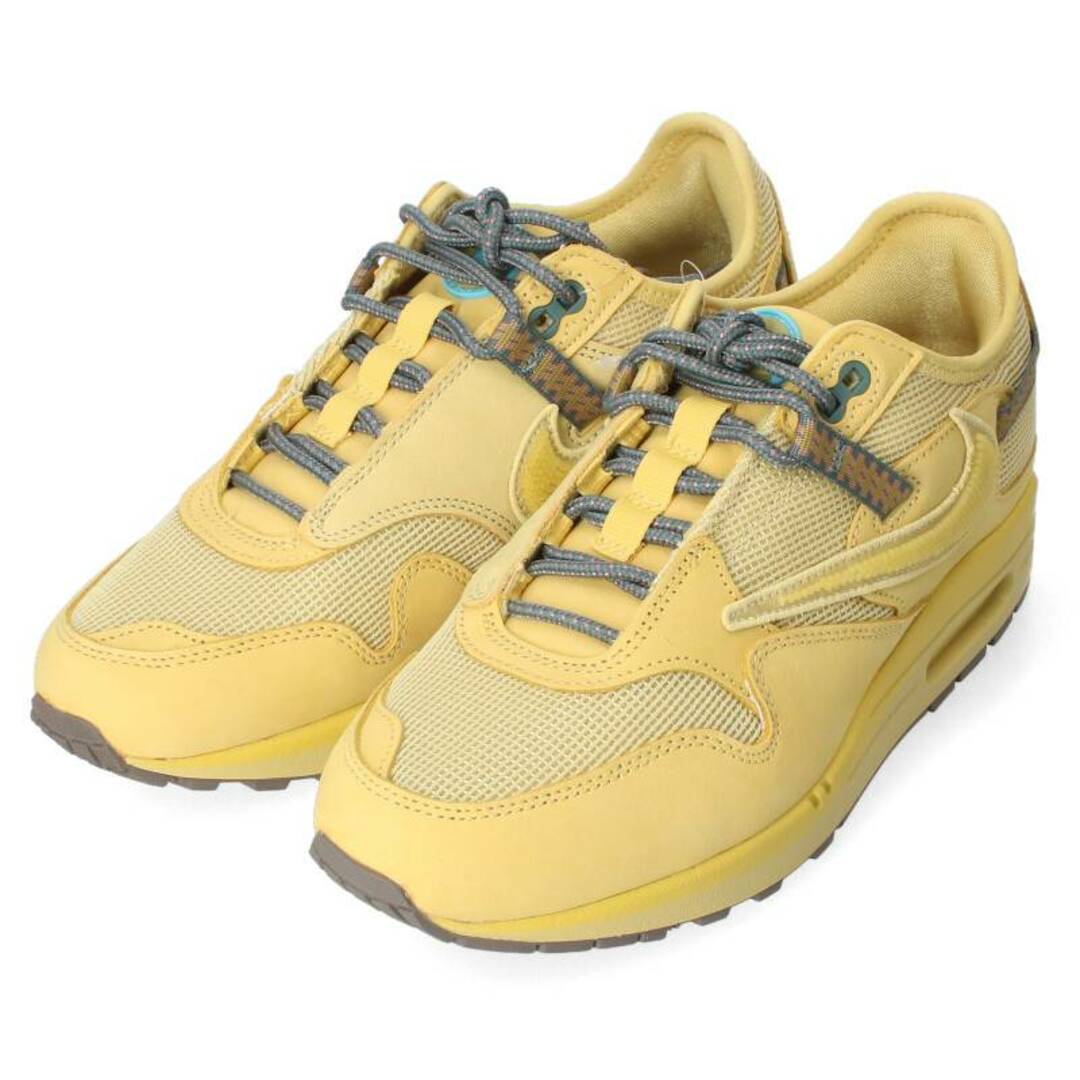 NIKE(ナイキ)のナイキ ×トラヴィススコット/Travis Scott AIR MAX 1  CACTUS JACK GOLD DO9392-700 エアマックス1ゴールドローカットスニーカー  メンズ 26.5cm メンズの靴/シューズ(スニーカー)の商品写真