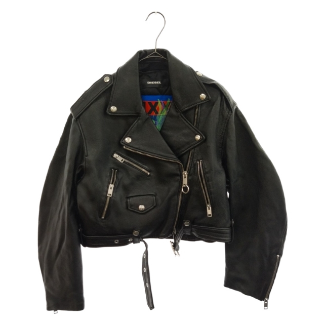 DIESEL - DIESEL ディーゼル レディース レザーライダースジャケット