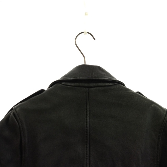 DIESEL(ディーゼル)のDIESEL ディーゼル レディース レザーライダースジャケット ブラック レディースのジャケット/アウター(ライダースジャケット)の商品写真