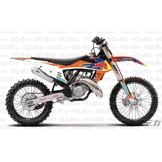 19-21 KTM SX SXF XC XCF デカール ステッカー co2