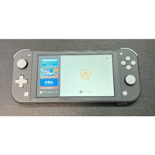 (132) 動作確認済 Switch Lite ライト グレー 2021年製(携帯用ゲーム機本体)