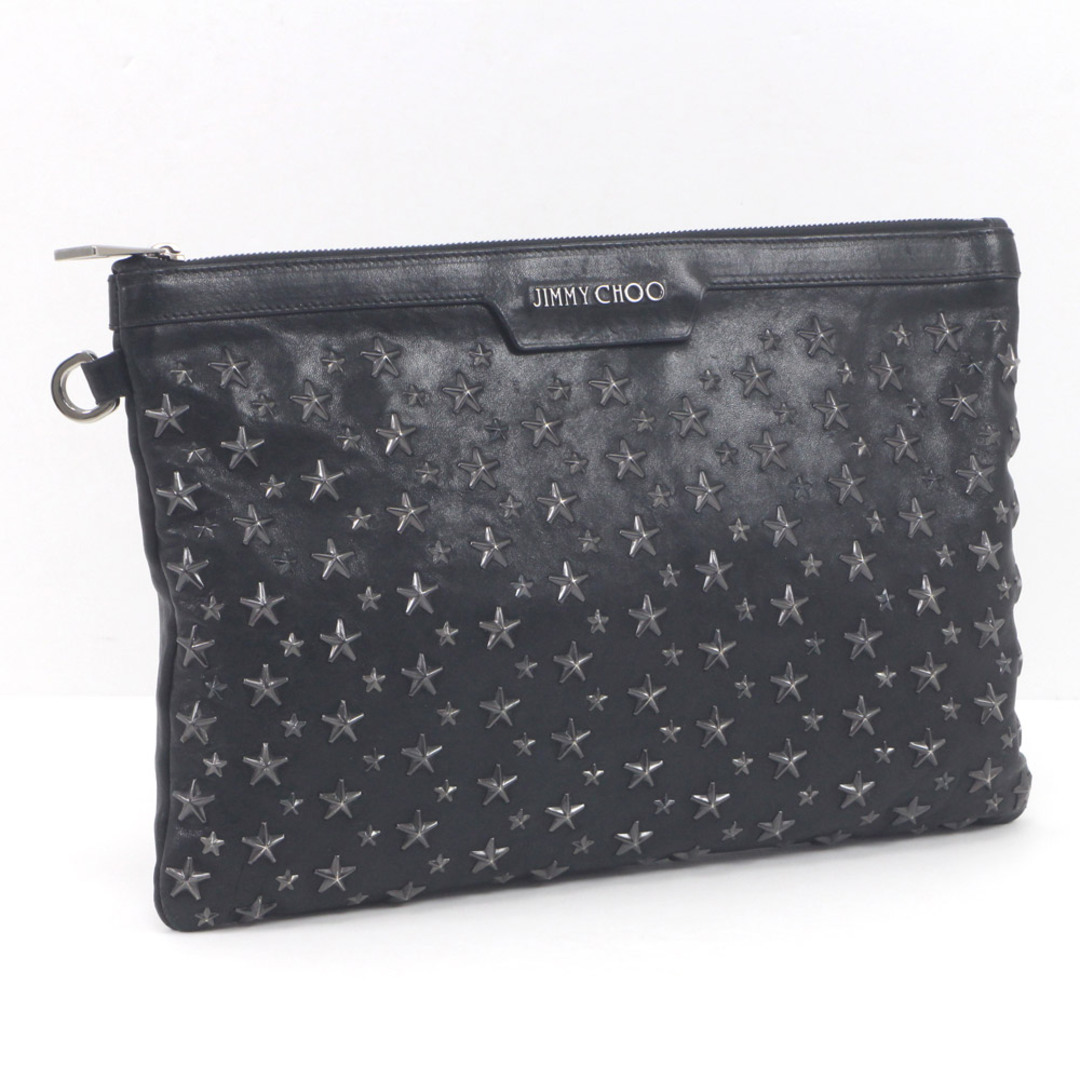 定価¥124800本物　JIMMY CHOO クラッチバッグ星型スタッズ正規品