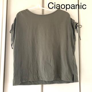 チャオパニック(Ciaopanic)のチャオパニック　肩結び　カットソー(Tシャツ(半袖/袖なし))