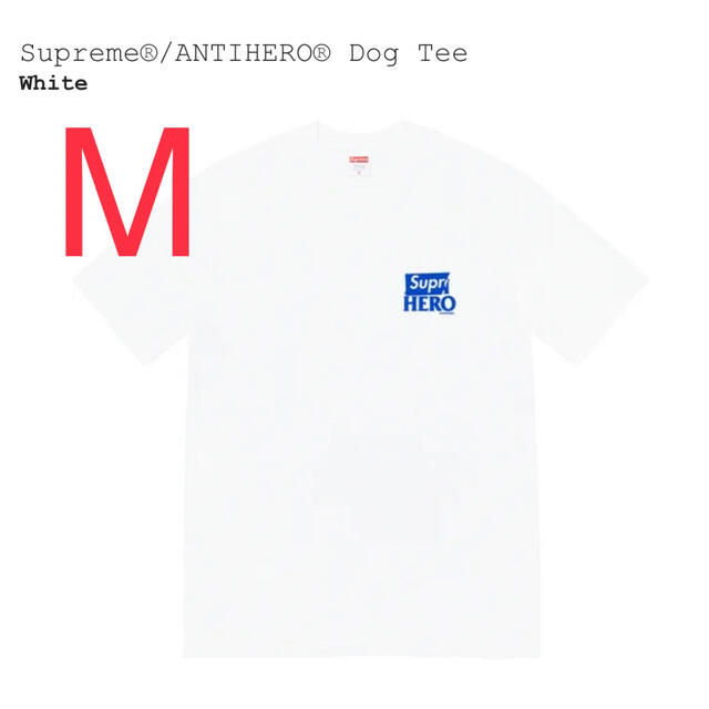 ボックスロゴSupreme ANTIHERO Dog Tee M