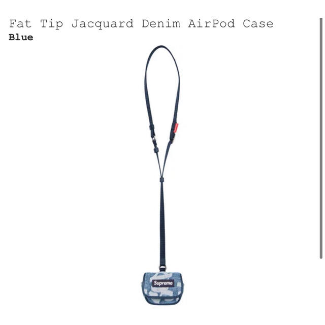 Supreme Fat Tip Jacquard Denim AirPod