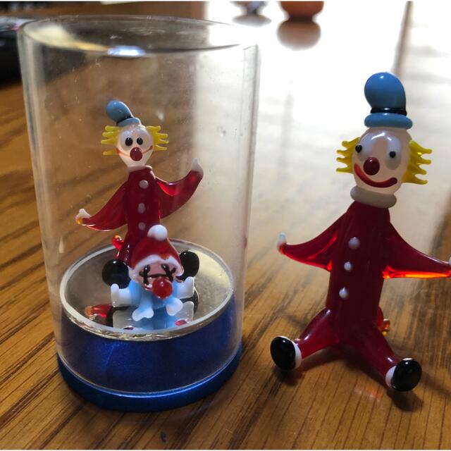 ピエロのガラス細工 2点の通販 by momo's shop|ラクマ