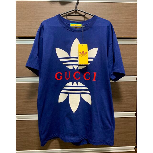 リアル Gucci - ✨新品、未使用✨GUCCI×アディダス❣️ Tシャツ
