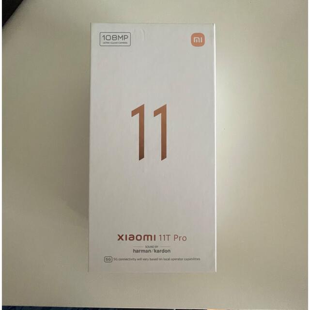 ANDROID(アンドロイド)のXiaomi 11T Pro セレスティアブルー スマホ/家電/カメラのスマートフォン/携帯電話(スマートフォン本体)の商品写真