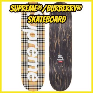 シュプリーム(Supreme)の3本　Supreme Burberry Skateboard バーバリー デッキ(スケートボード)