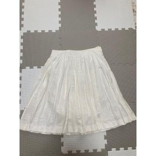 バーバリー(BURBERRY)のバーバリー　白いスカート　36(ひざ丈スカート)