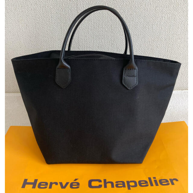 Herve Chapelier - 極美品　エルベシャプリエ　1407 ノワール レザーハンドル
