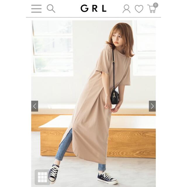 GRL(グレイル)のGRL/ハイウエストデニムパンツ レディースのパンツ(デニム/ジーンズ)の商品写真