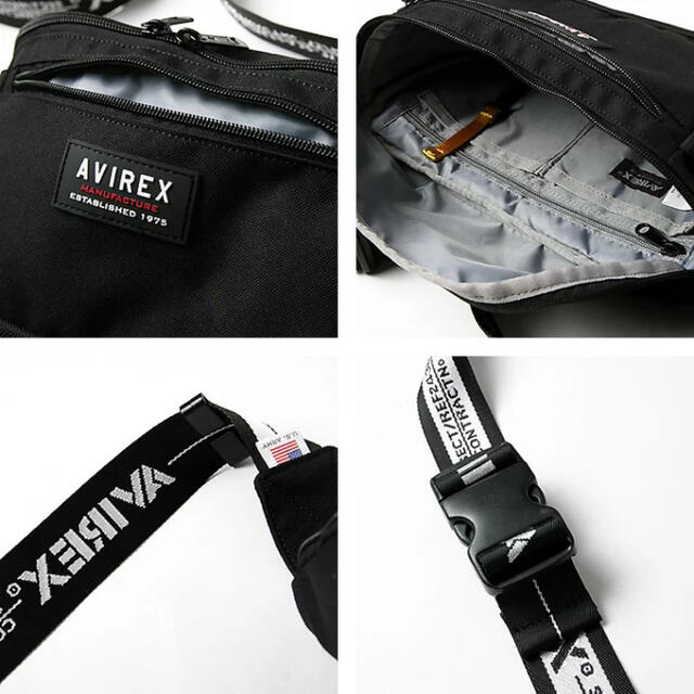 AVIREX(アヴィレックス)のAVIREX アヴィレックス ボディバッグ ウエストバッグ AX 2011  メンズのバッグ(ボディーバッグ)の商品写真