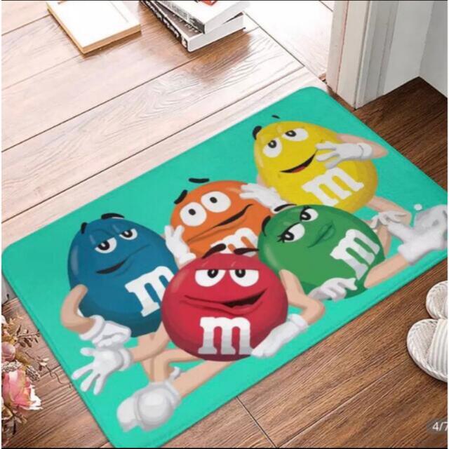 m&m's フロアマット　玄関マット インテリア/住まい/日用品のラグ/カーペット/マット(玄関マット)の商品写真