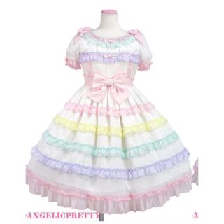 アンジェリックプリティー(Angelic Pretty)のしゃぼん玉ワンピース  白(ロングワンピース/マキシワンピース)