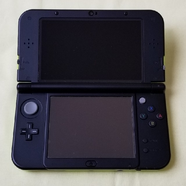 ニンテンドー3DS(ニンテンドー3DS)のNintendo 3DS NEW ニンテンドー 本体 LL ライム/ブラック エンタメ/ホビーのゲームソフト/ゲーム機本体(家庭用ゲーム機本体)の商品写真