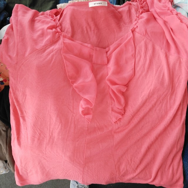 大きいサイズレディース レディースのトップス(Tシャツ(半袖/袖なし))の商品写真