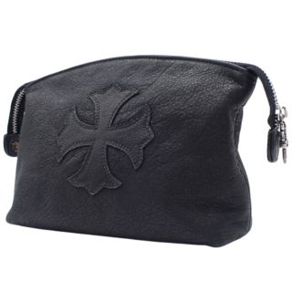 クロムハーツ(Chrome Hearts)のクロムハーツ INSANITY CHプラス ポーチ 黒 40802026308(ポーチ)