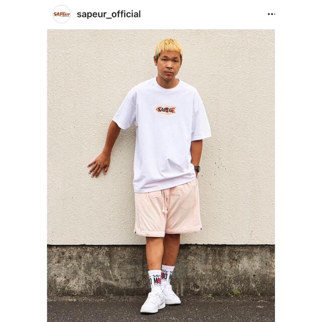 ダカフェ   ×  SAPEur コラボTシャツ　イチゴ