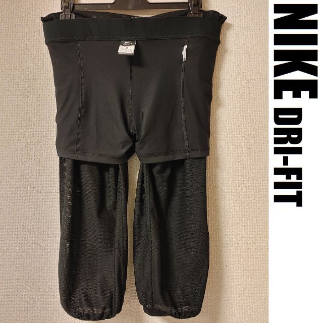 NIKE2点★黒 XL★DRI-FIT クロップドパンツ★背中あき タンクトップ 5