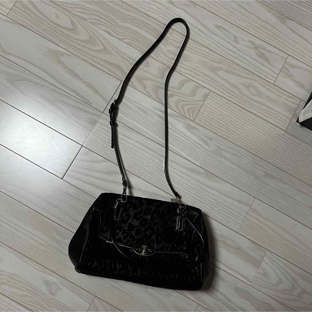 coach マデリン レオパード柄 ハンドバッグ 保存袋付き - ハンドバッグ