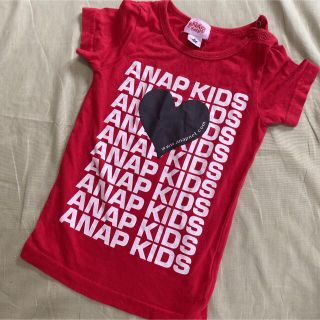 アナップキッズ(ANAP Kids)のANAPKIDS 赤色 Tシャツ 90cm(Tシャツ/カットソー)