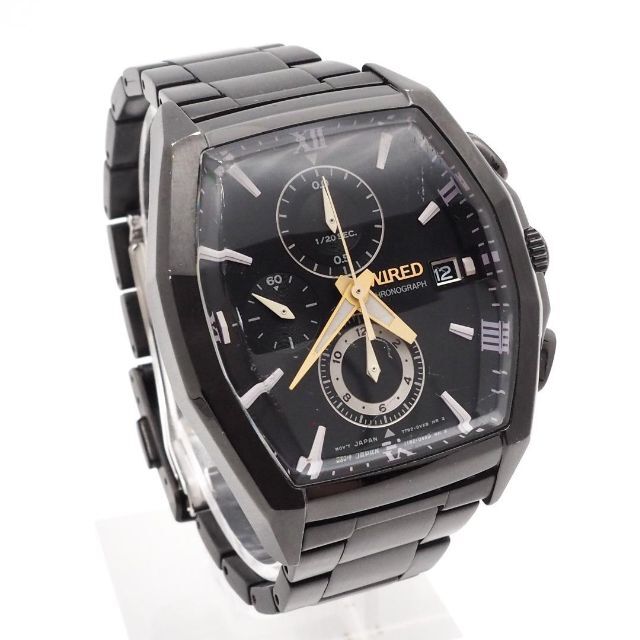 人気新品入荷 SHIPS CHRONOGRAPH シップス クロノグラフ ブラック