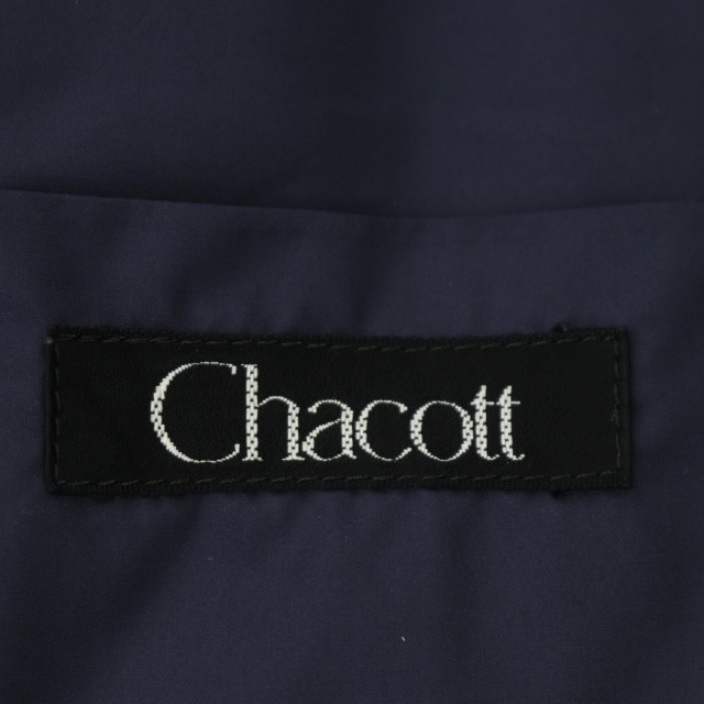 CHACOTT(チャコット)のチャコット Chacott ダウンジャケット アウター ジップアップ M 紺 レディースのジャケット/アウター(ダウンジャケット)の商品写真