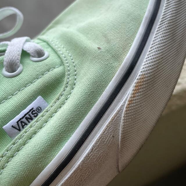 VANS(ヴァンズ)のVANS オーセンティック 黄緑 28.5cm メンズの靴/シューズ(スニーカー)の商品写真