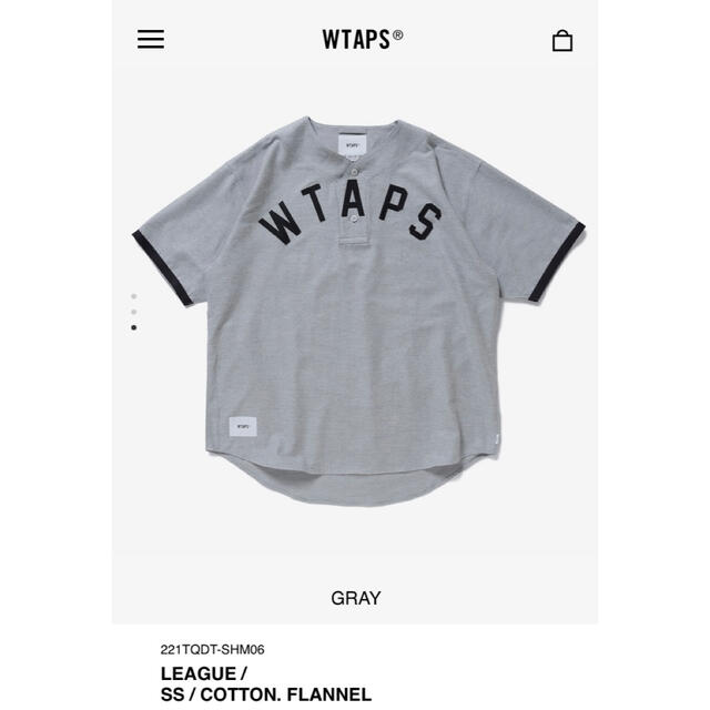 WTAPS LEAGUE / SS / COTTON. FLANNELトップス