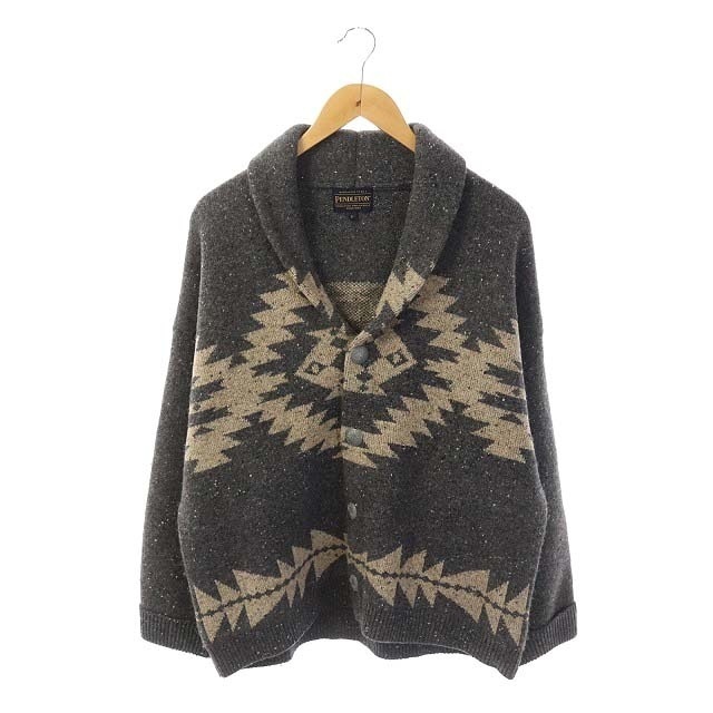 PENDLETON(ペンドルトン)のペンドルトン PENDLETON ジャケット カーディガン F グレー ベージュ メンズのトップス(カーディガン)の商品写真