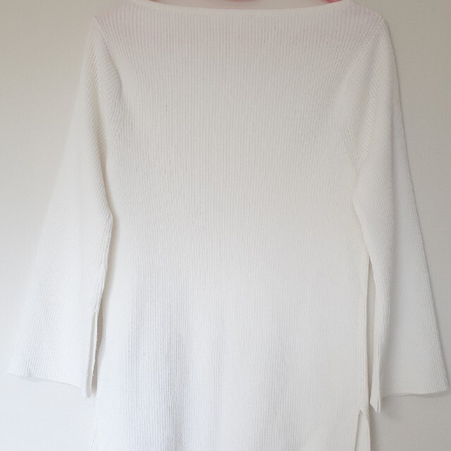 L'Appartement DEUXIEME CLASSE(アパルトモンドゥーズィエムクラス)のタグ付き未使用、SLIT RIB KNIT PULLOVER レディースのトップス(ニット/セーター)の商品写真