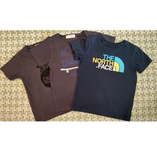 ザノースフェイス(THE NORTH FACE)のTシャツ☆双子☆130☆セット(Tシャツ/カットソー)