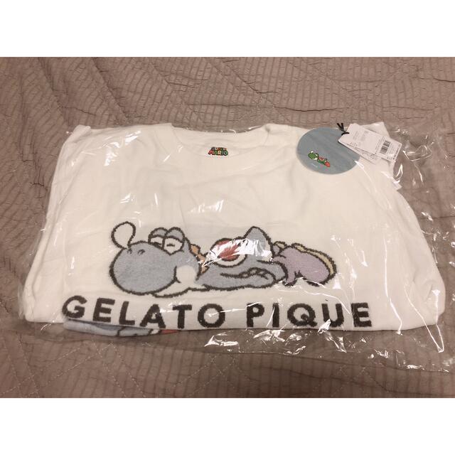 gelato pique(ジェラートピケ)のジェラートピケ×SLEEPヨッシーのジャガード入りセットアップ ブルー レディースのルームウェア/パジャマ(ルームウェア)の商品写真