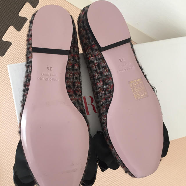 RED VALENTINO - 新品☆レッドヴァレンティノ リボン付きフラット RED VALENTINO - 新品☆レッドヴァレンティノ リボン付きフラット