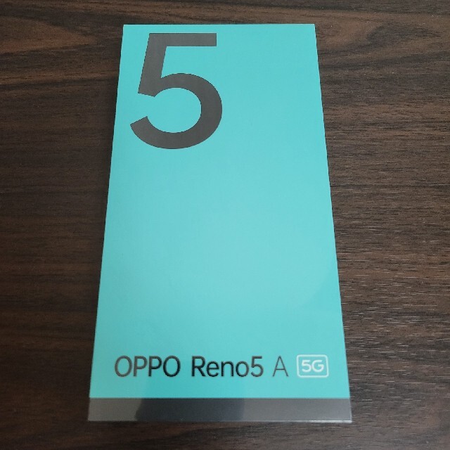 新品未開封 OPPO reno 5a A103OPアイスブルー simフリー