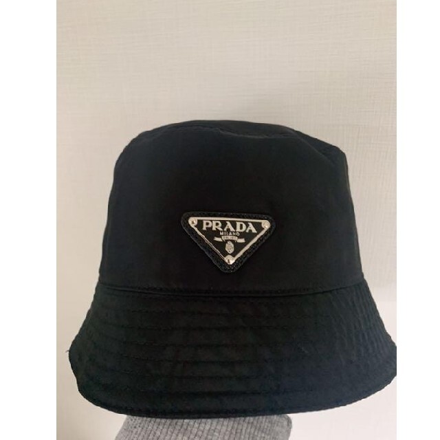 ギフト】 PRADA - PRADA プラダ ロゴ 三角ロゴ 美品 ブラック M