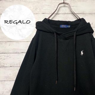 ポロラルフローレン(POLO RALPH LAUREN)の【人気デザイン】ポロラルフローレン⭐︎刺繍ワンポイントロゴ　ブラック　パーカー(パーカー)