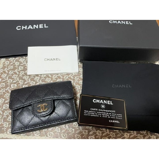 CHANEL - 美品CHANEL シャネルミニ財布 三つ折り財布 ちいサイフ　ウォレット