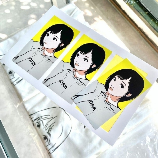 Backsideworks個展限定ステッカー 4枚セット ボンジュール福岡 - その他