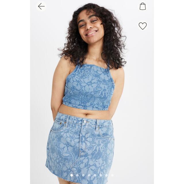 H&M(エイチアンドエム)のH&M デニム　ミニスカート レディースのスカート(ミニスカート)の商品写真