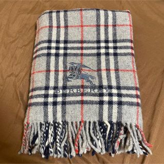 バーバリー(BURBERRY)のバーバリー マフラー 膝掛け　シール　Burberry ノバチェック(マフラー/ショール)