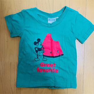 ディズニー(Disney)のミッキーマウス　スイカデザイン　Tシャツ　95(Tシャツ/カットソー)