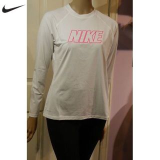 ナイキ(NIKE)のナイキ Dri-FIT スポーツ ウエア ロングスリーブ 白(Tシャツ(長袖/七分))